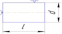 Схема базирования детали в трехкулачковом патроне с вращающимся центорм